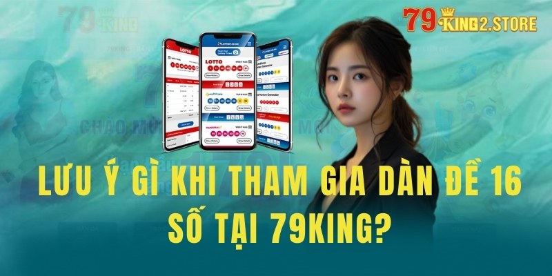 Lưu ý gì khi tham gia dàn đề 16 số tại 79king?